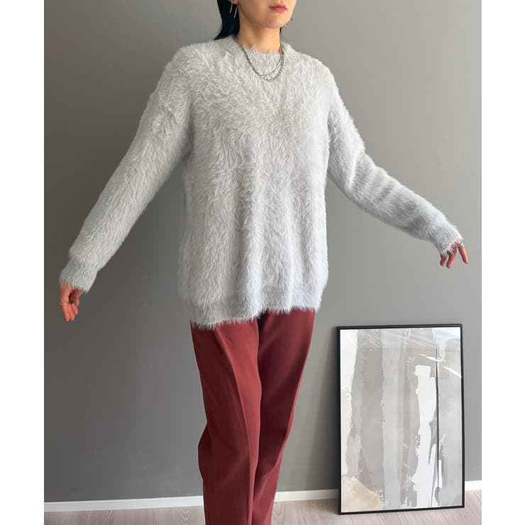 オーバーサイズシャギーニット | Jewelobe | 詳細画像10 