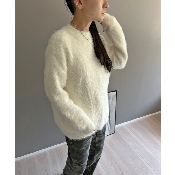 オーバーサイズシャギーニット | Jewelobe | 詳細画像3 