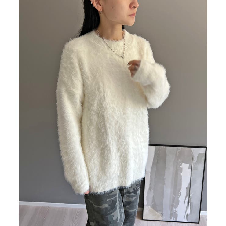 オーバーサイズシャギーニット | Jewelobe | 詳細画像4 