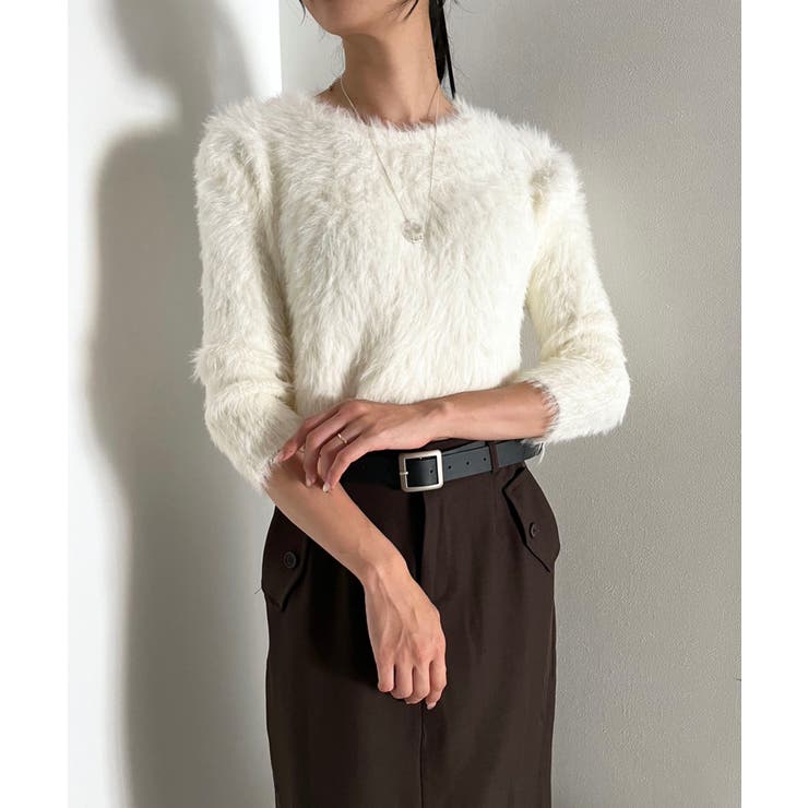 シャギーショートニット | Jewelobe | 詳細画像1 