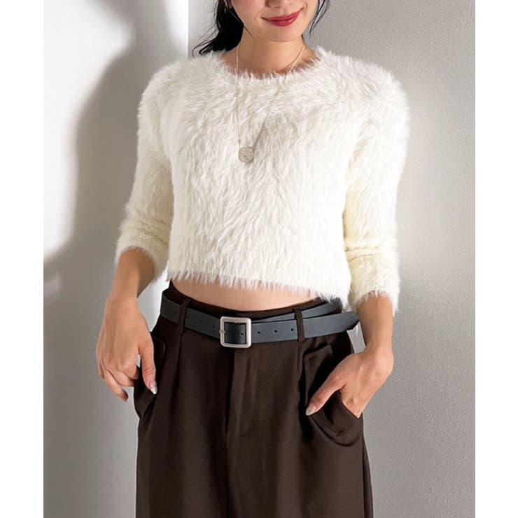 シャギーショートニット | Jewelobe | 詳細画像2 