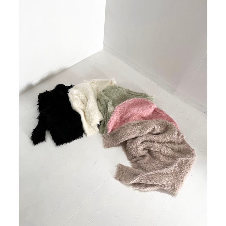 シャギーショートニット | Jewelobe | 詳細画像40 