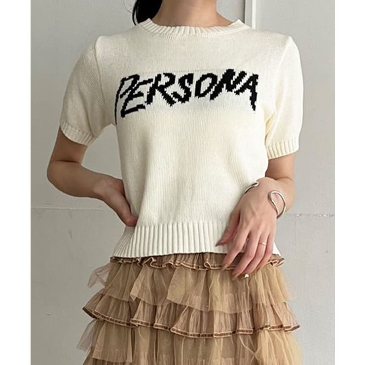 PERSONAロゴショートニット | Jewelobe | 詳細画像1 