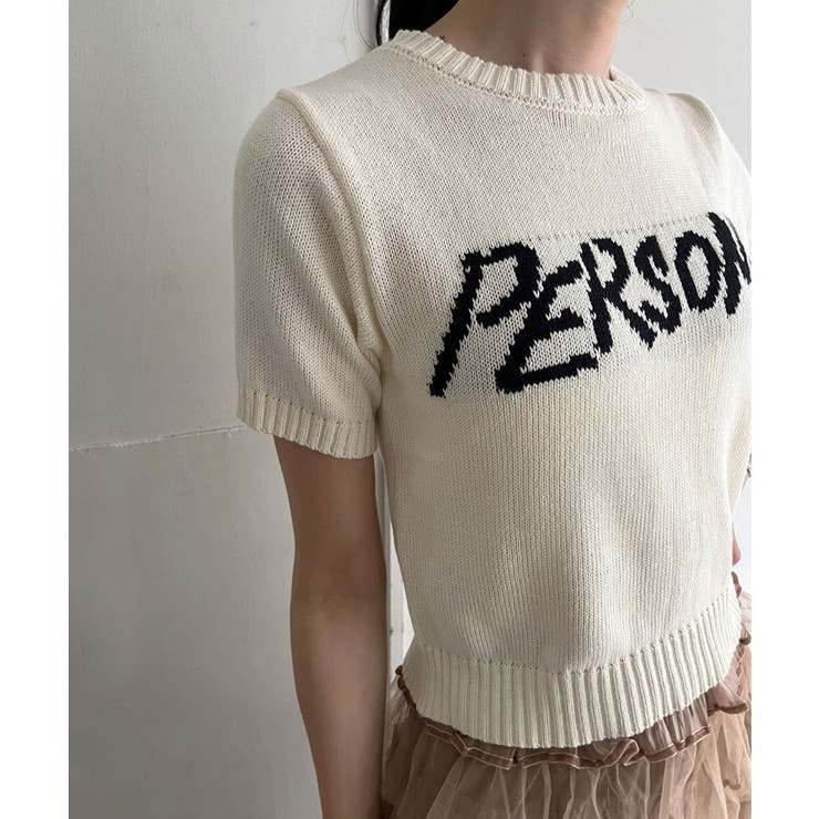 PERSONAロゴショートニット | Jewelobe | 詳細画像2 