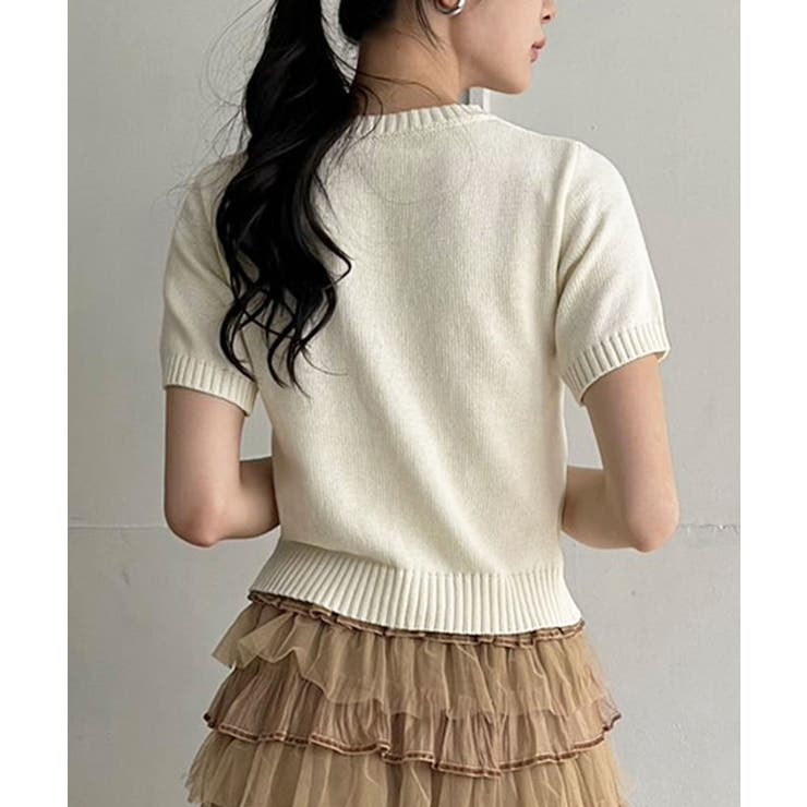 PERSONAロゴショートニット | Jewelobe | 詳細画像4 