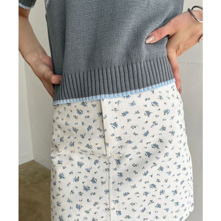 Charmingロゴ配色ショートニット | Jewelobe | 詳細画像14 