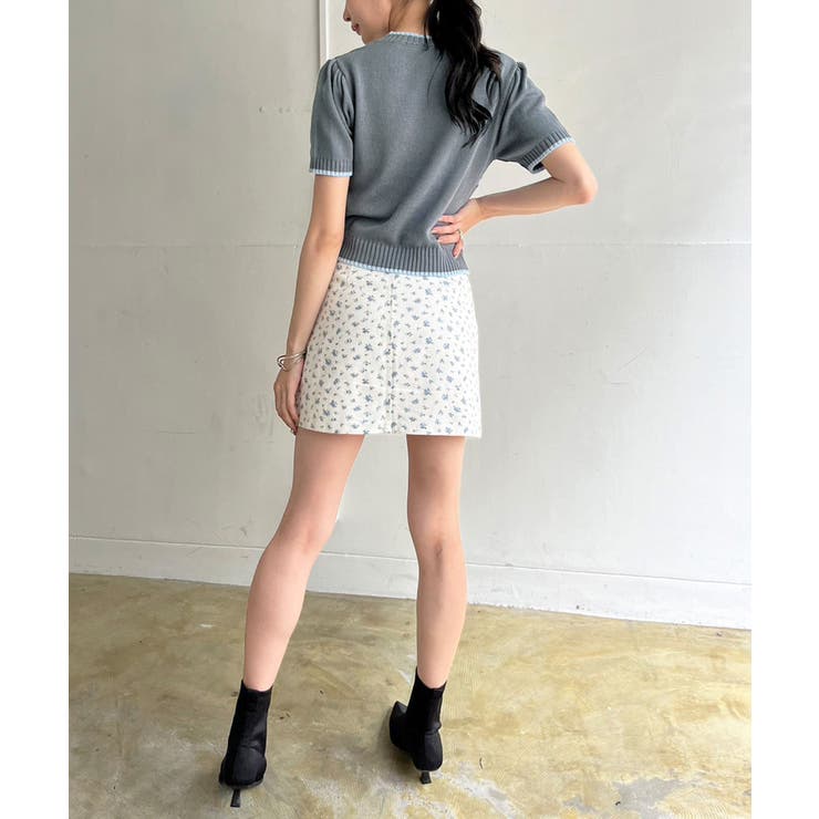 Charmingロゴ配色ショートニット | Jewelobe | 詳細画像17 