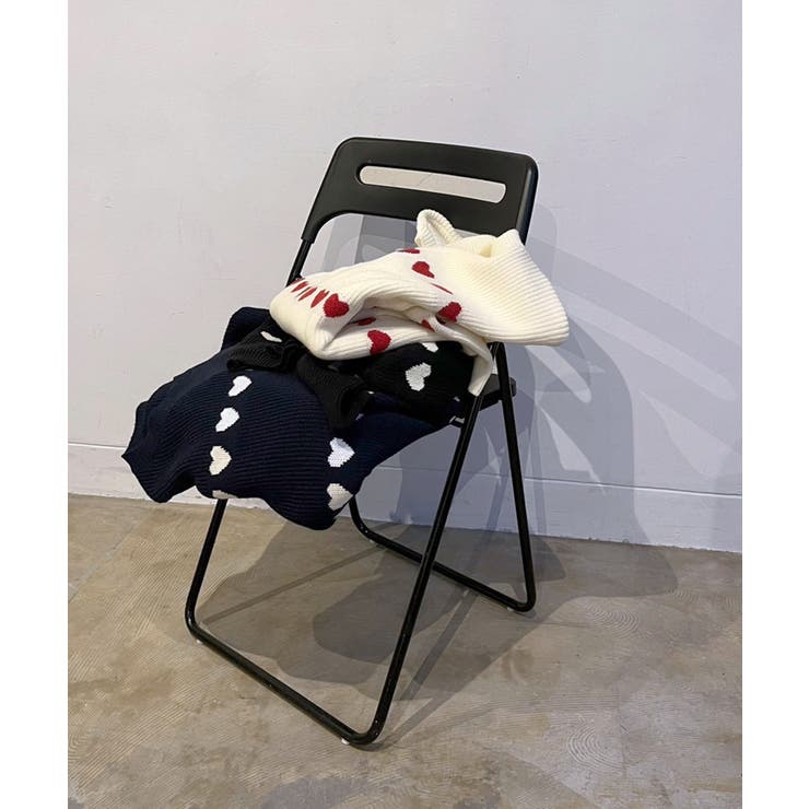 ハートボーダールーズニットプルオーバー | Jewelobe | 詳細画像27 