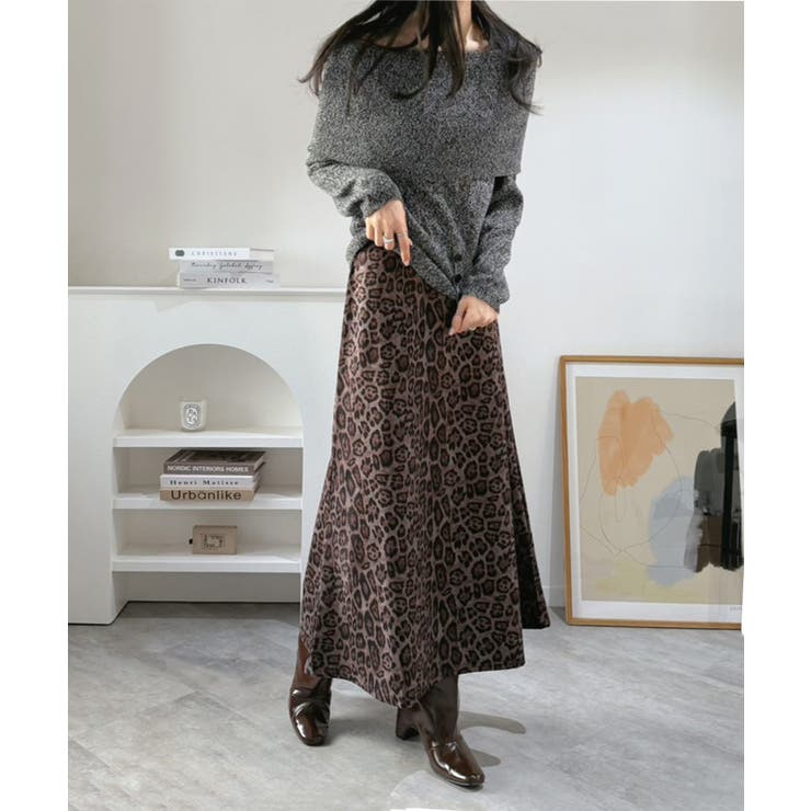 ワイドオフショルミックス編みニットトップス | Jewelobe | 詳細画像31 