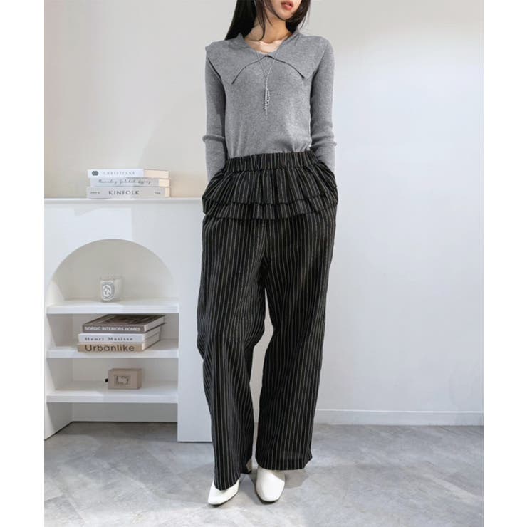 ビックカラーリブニットトップス | Jewelobe | 詳細画像15 