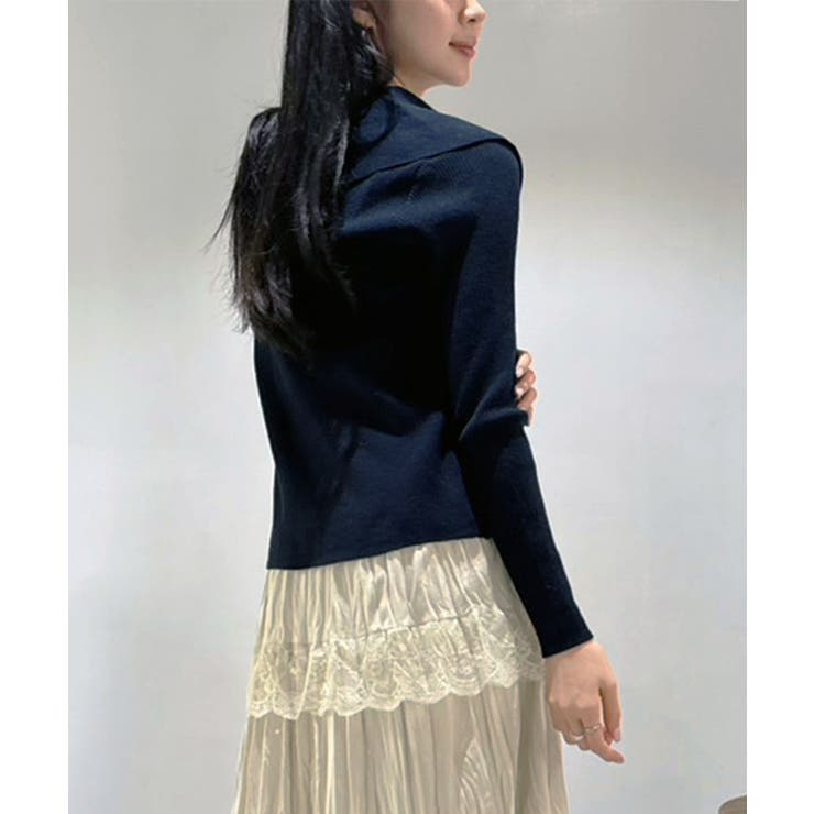 ビックカラーリブニットトップス | Jewelobe | 詳細画像21 