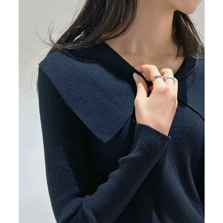 ビックカラーリブニットトップス | Jewelobe | 詳細画像22 