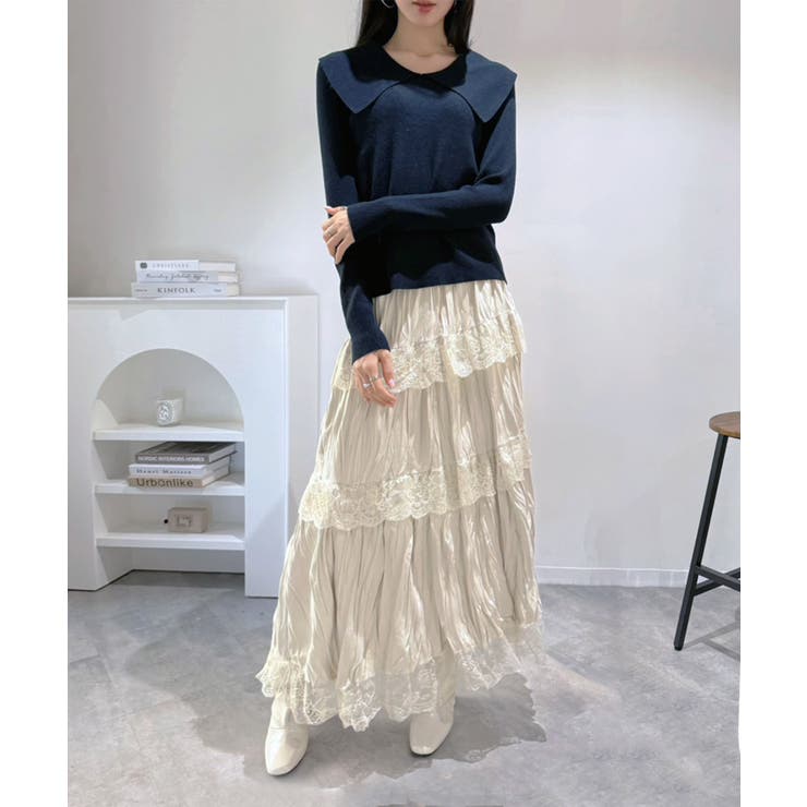 ビックカラーリブニットトップス | Jewelobe | 詳細画像24 