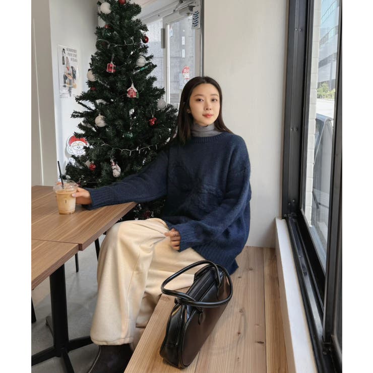 ケーブルリボンルーズニットプルオーバー | Jewelobe | 詳細画像22 