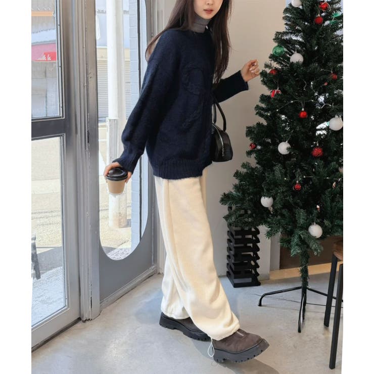 ケーブルリボンルーズニットプルオーバー | Jewelobe | 詳細画像26 