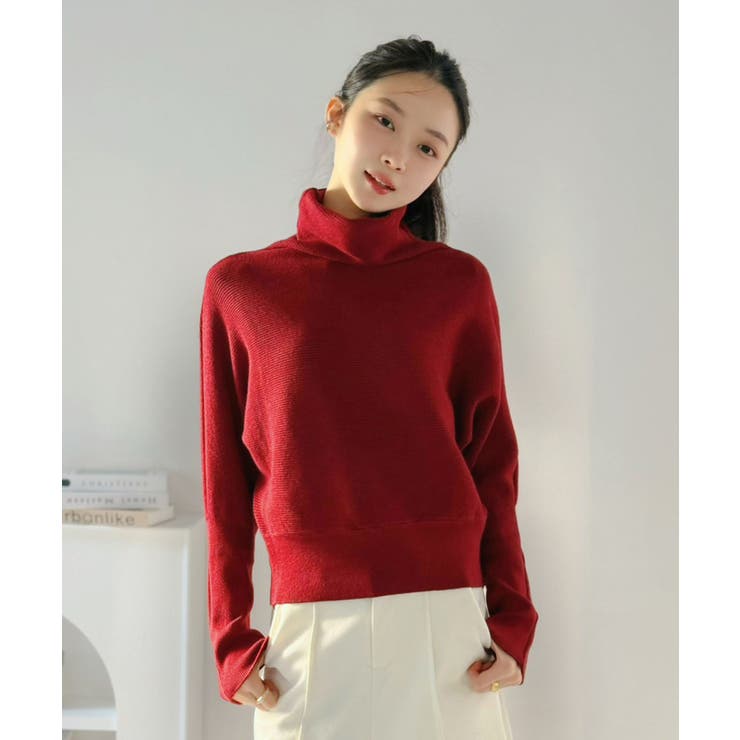 オフタートルドルマンニットプルオーバー | Jewelobe | 詳細画像1 