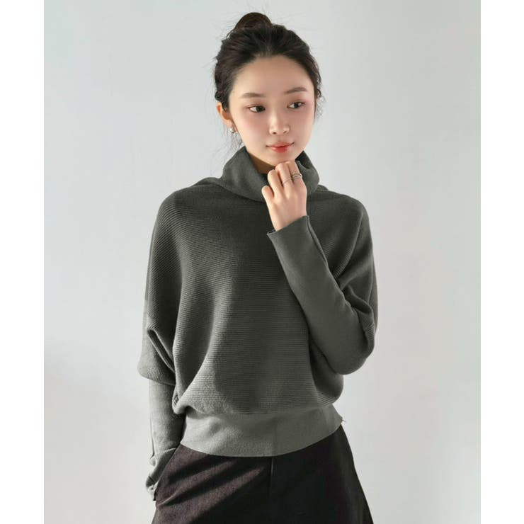 オフタートルドルマンニットプルオーバー | Jewelobe | 詳細画像11 