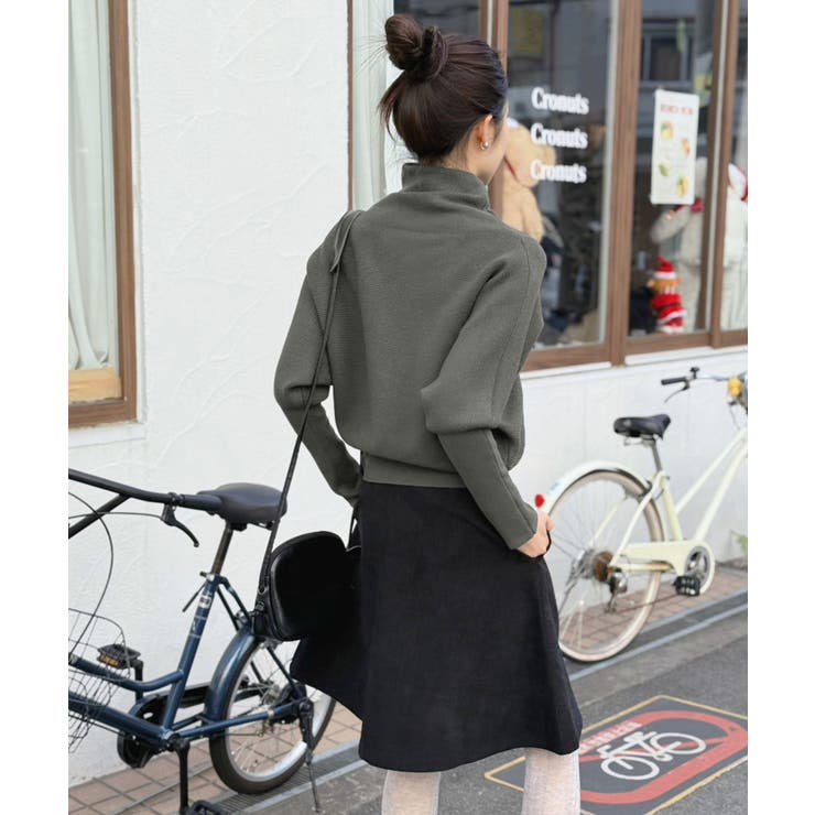 オフタートルドルマンニットプルオーバー | Jewelobe | 詳細画像17 