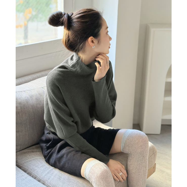 オフタートルドルマンニットプルオーバー | Jewelobe | 詳細画像19 