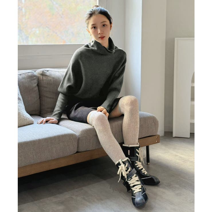 オフタートルドルマンニットプルオーバー | Jewelobe | 詳細画像20 