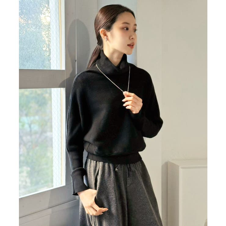 オフタートルドルマンニットプルオーバー | Jewelobe | 詳細画像26 