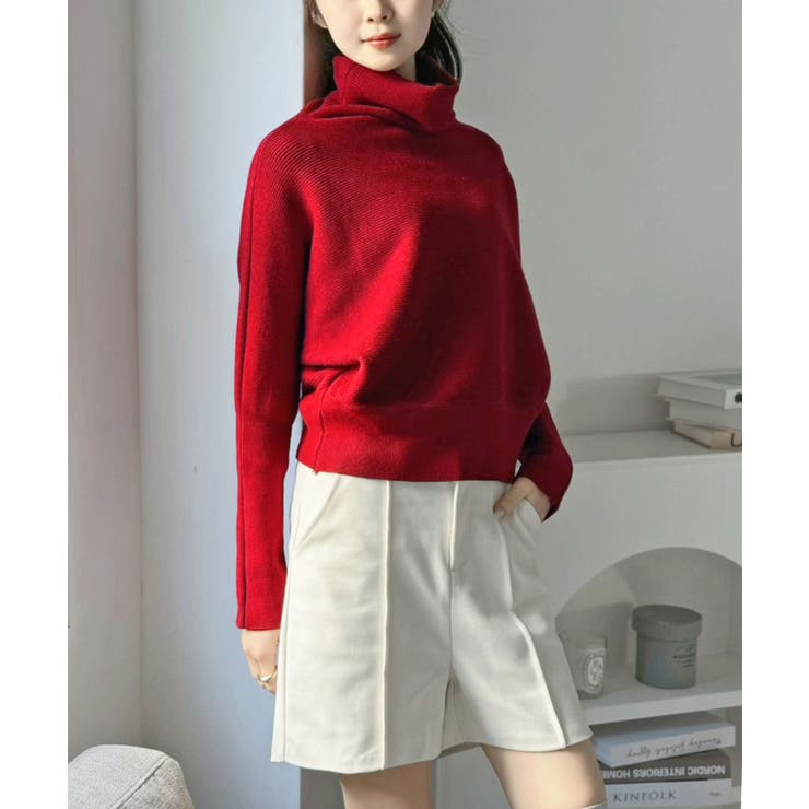 オフタートルドルマンニットプルオーバー | Jewelobe | 詳細画像3 