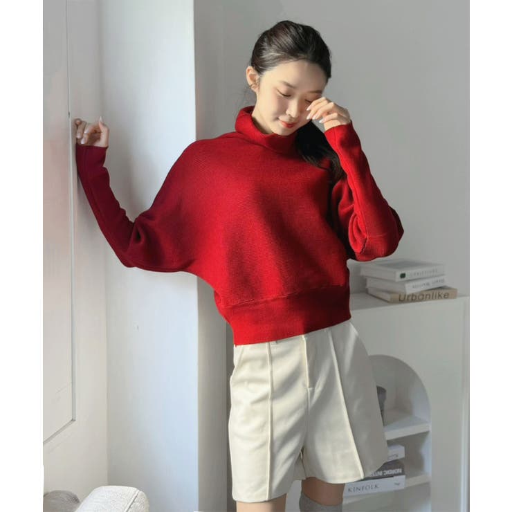 オフタートルドルマンニットプルオーバー | Jewelobe | 詳細画像4 