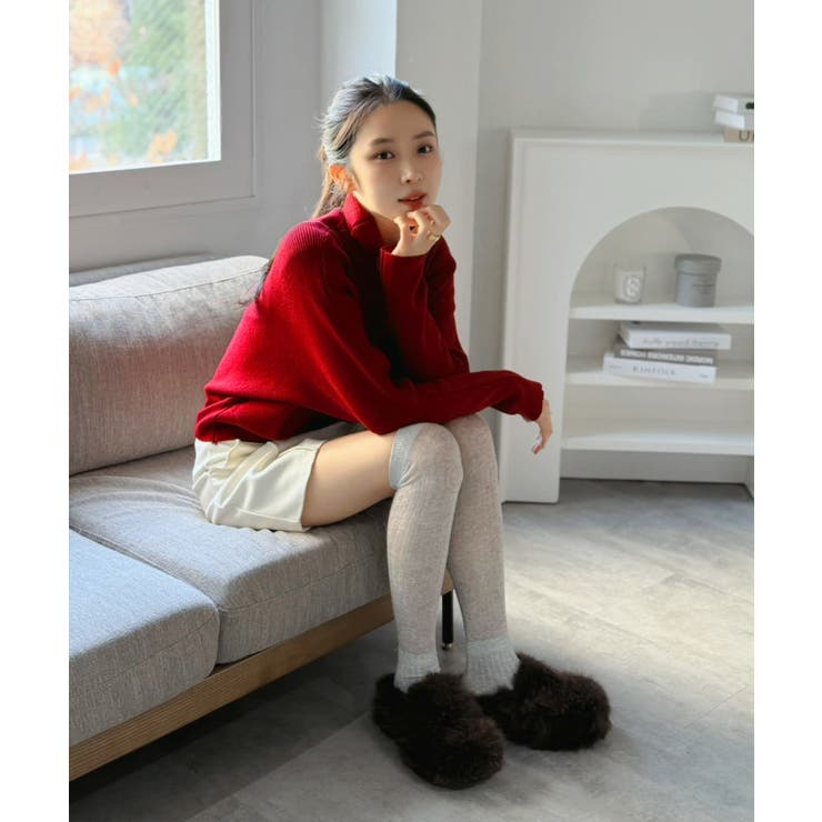 オフタートルドルマンニットプルオーバー | Jewelobe | 詳細画像6 