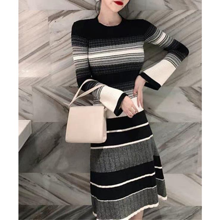 ランダムボーダーニットワンピース 品番 Jlbw Jewelobe ジュエローブ のレディースファッション通販 Shoplist ショップリスト