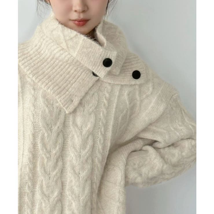 【マルチコルセット付き】ケーブルニットプルオーバー×ショートパンツセットアップ | Jewelobe | 詳細画像4 