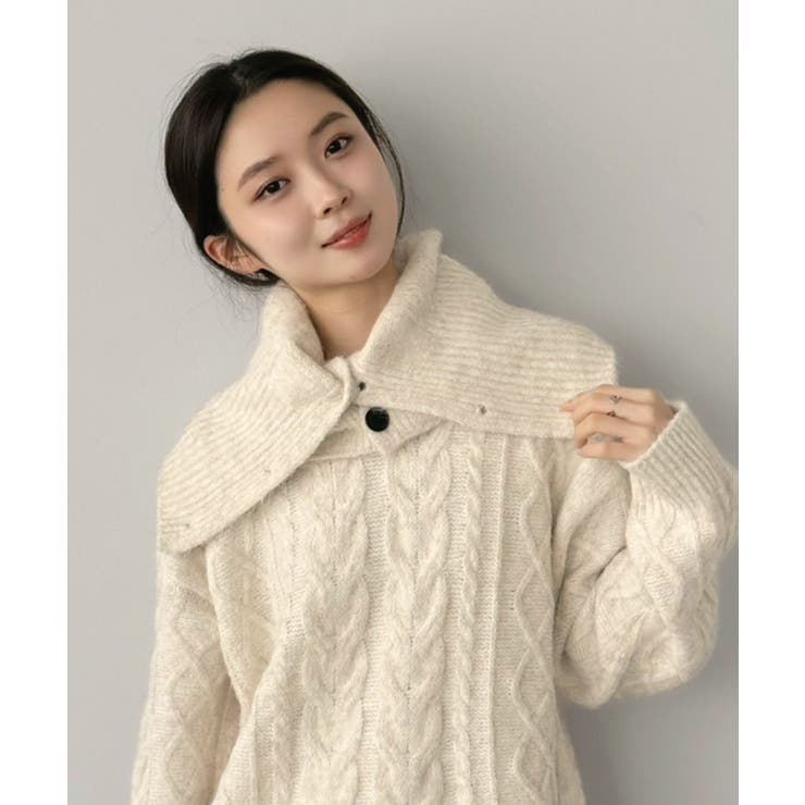 【マルチコルセット付き】ケーブルニットプルオーバー×ショートパンツセットアップ | Jewelobe | 詳細画像7 