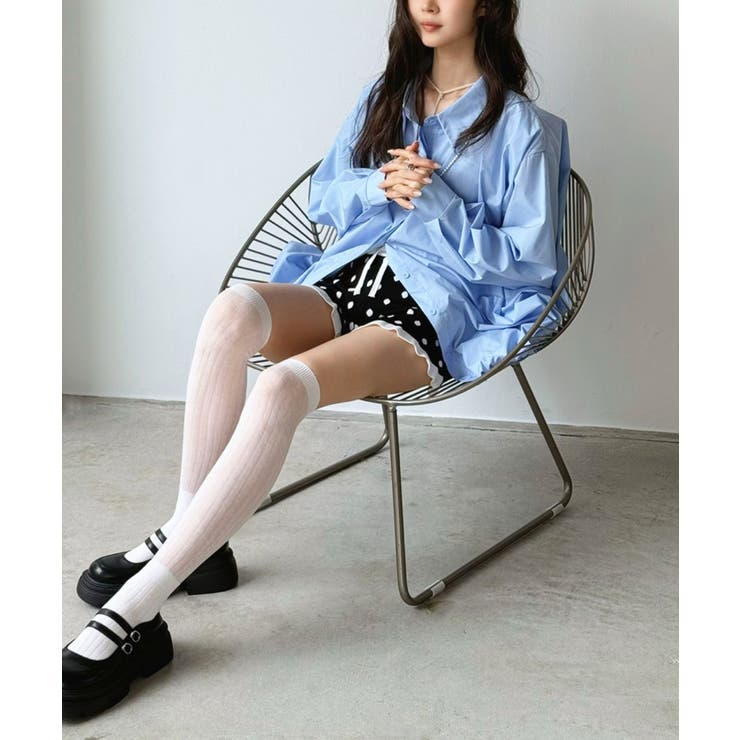 モノトーンドットフリルマイクロニットパンツ | Jewelobe | 詳細画像26 