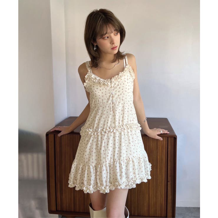 フリル×コットンストライプビスチェディテールキャミチュニック | Jewelobe | 詳細画像25 