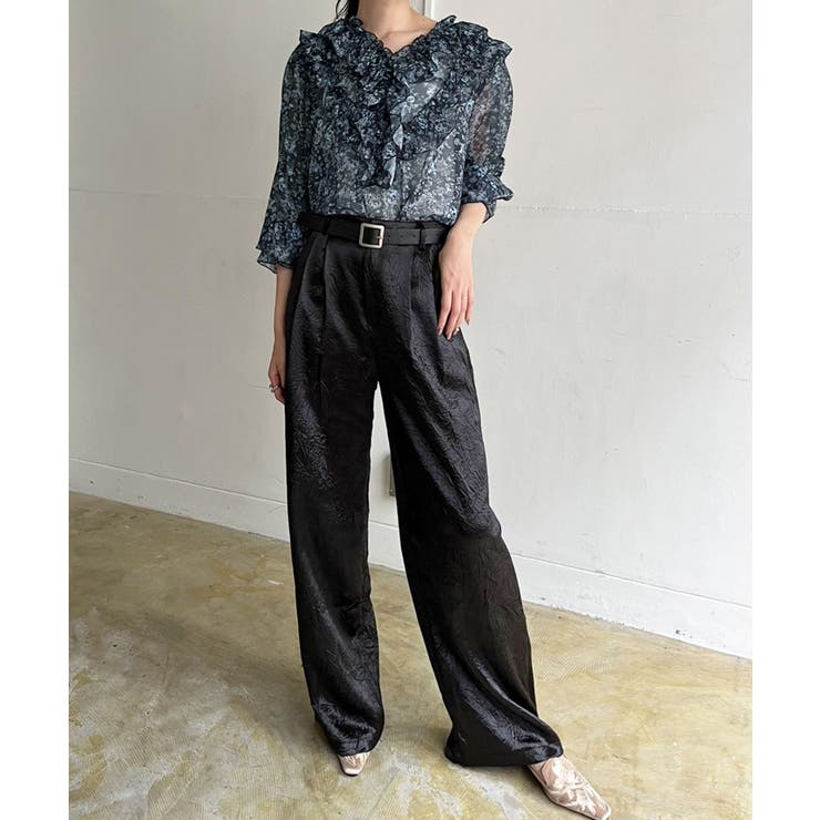 パワーショルダーフリルシアートップス | Jewelobe | 詳細画像15 