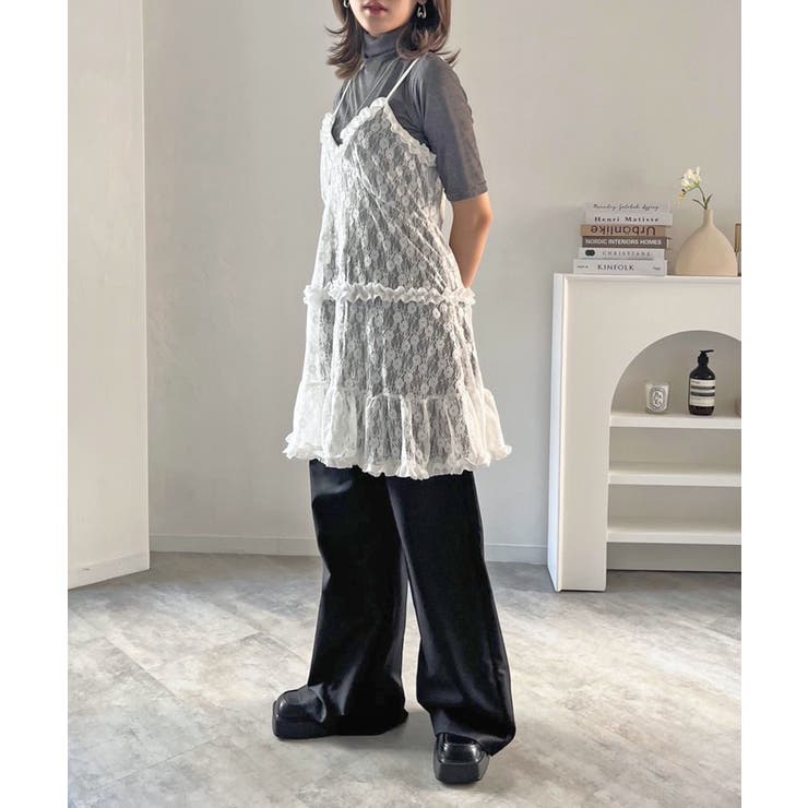 フリル×レースビスチェディテールキャミチュニック | Jewelobe | 詳細画像10 