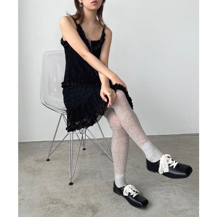 フリル×レースビスチェディテールキャミチュニック | Jewelobe | 詳細画像19 