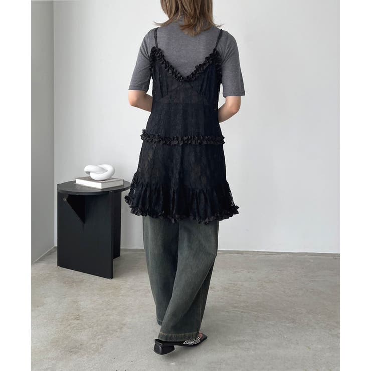 フリル×レースビスチェディテールキャミチュニック | Jewelobe | 詳細画像26 