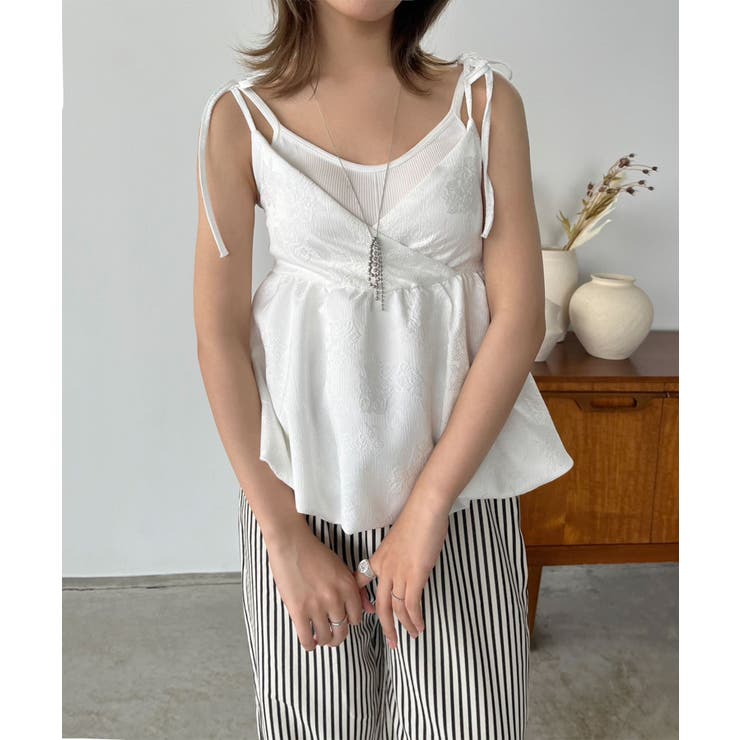 ジャガードバルーンキャミチュニック | Jewelobe | 詳細画像1 