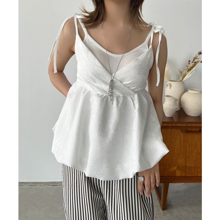 ジャガードバルーンキャミチュニック | Jewelobe | 詳細画像2 