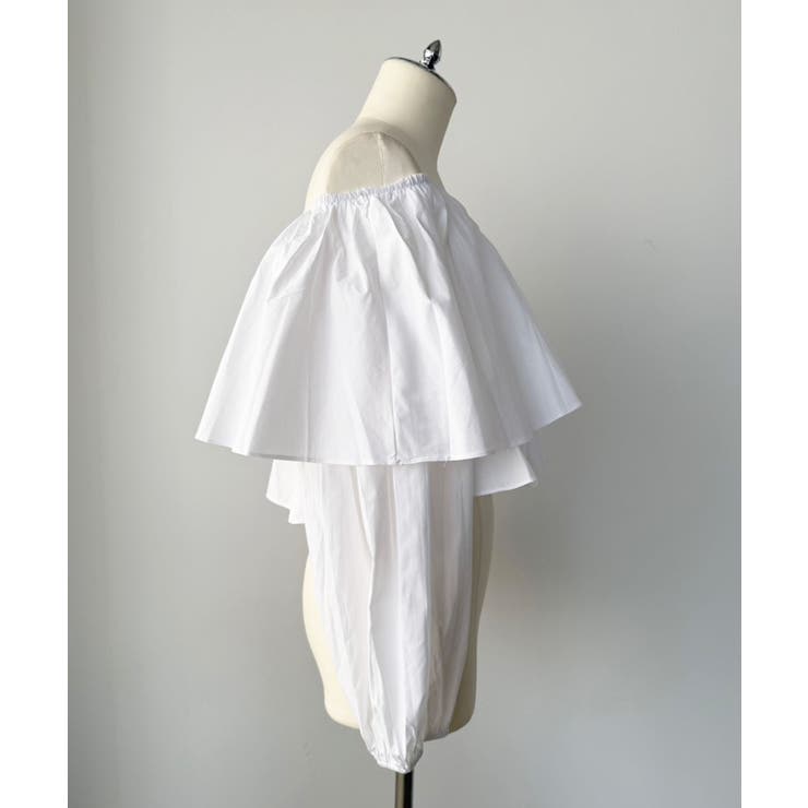 ラッフルフリルオフショルブラウス | Jewelobe | 詳細画像13 