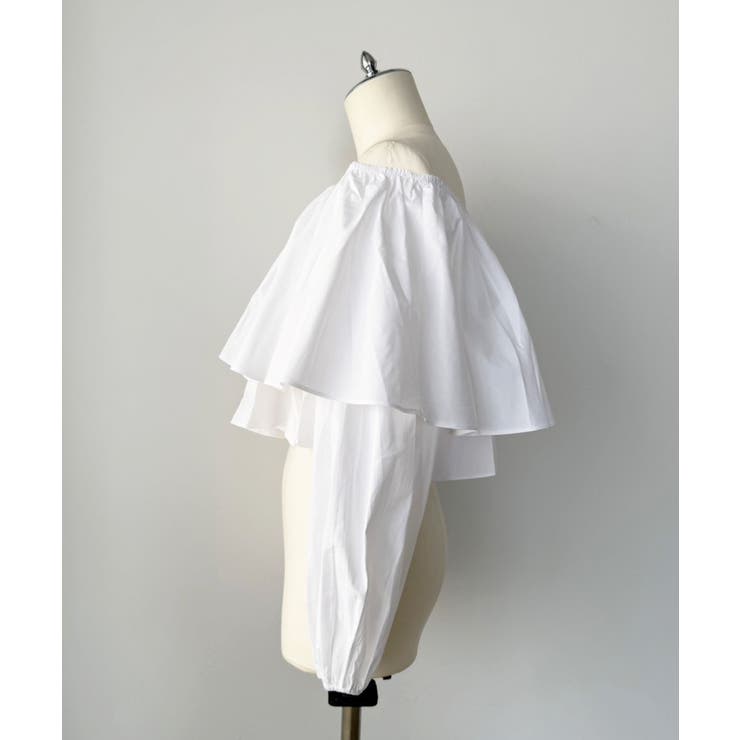 ラッフルフリルオフショルブラウス | Jewelobe | 詳細画像14 