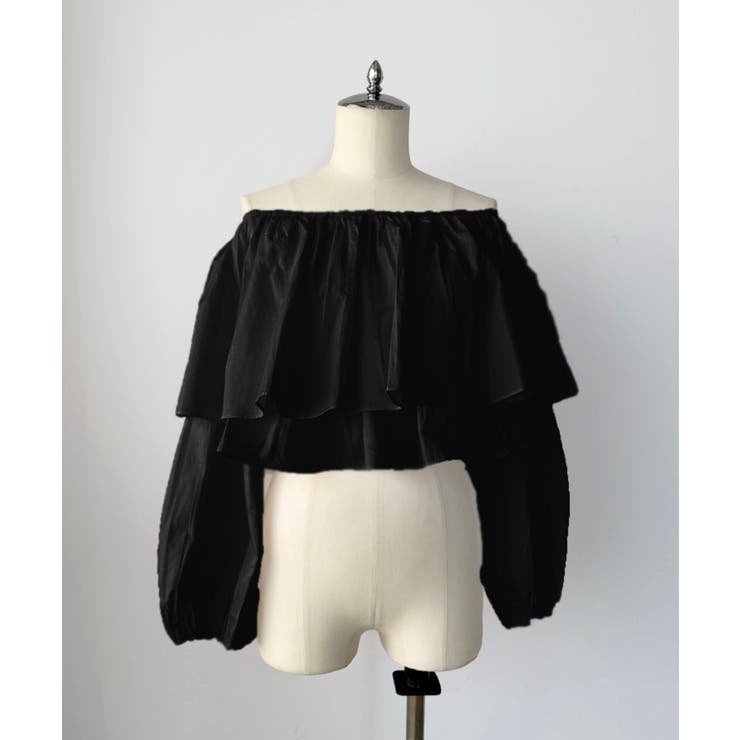 ラッフルフリルオフショルブラウス | Jewelobe | 詳細画像29 