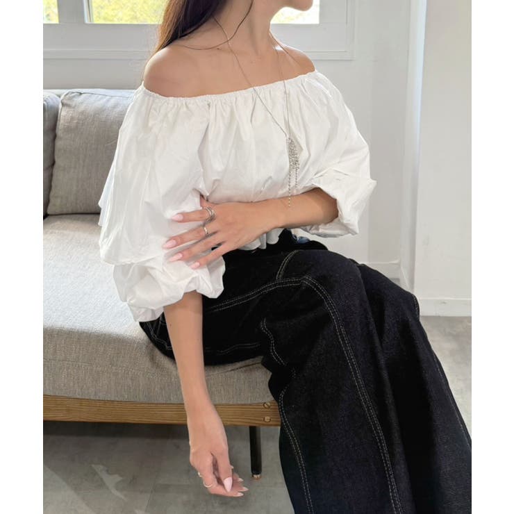 ラッフルフリルオフショルブラウス | Jewelobe | 詳細画像5 