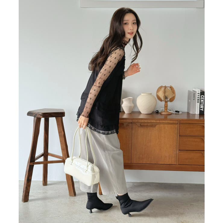 シフォン×レースフリルキャミチュニック | Jewelobe | 詳細画像27 