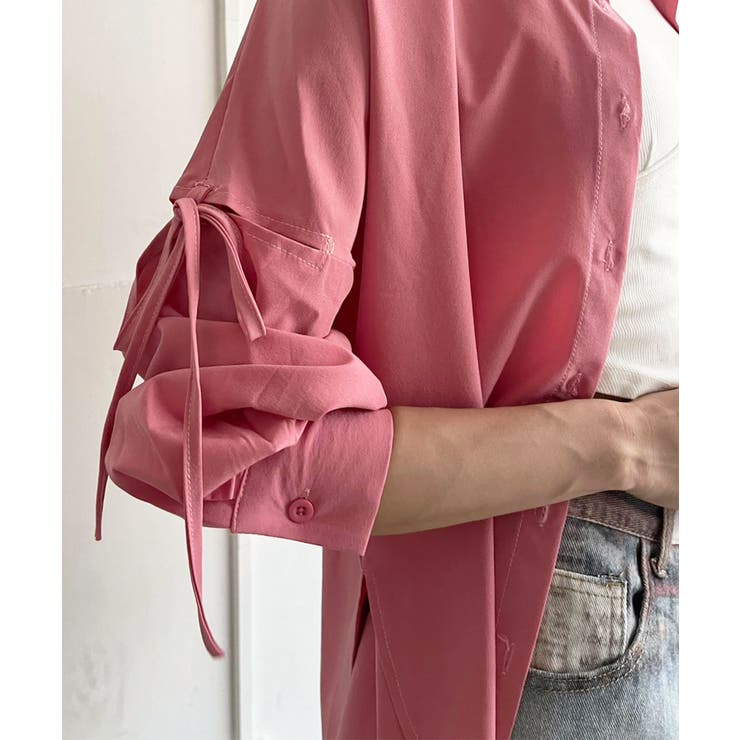 スリーブスラッシュオーバーサイズシャツ | Jewelobe | 詳細画像17 