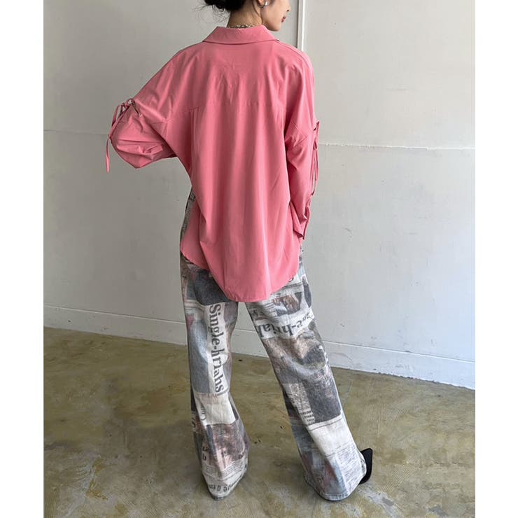 スリーブスラッシュオーバーサイズシャツ | Jewelobe | 詳細画像22 