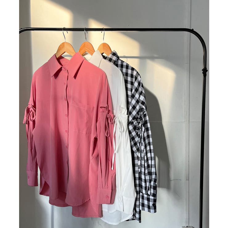 スリーブスラッシュオーバーサイズシャツ | Jewelobe | 詳細画像34 