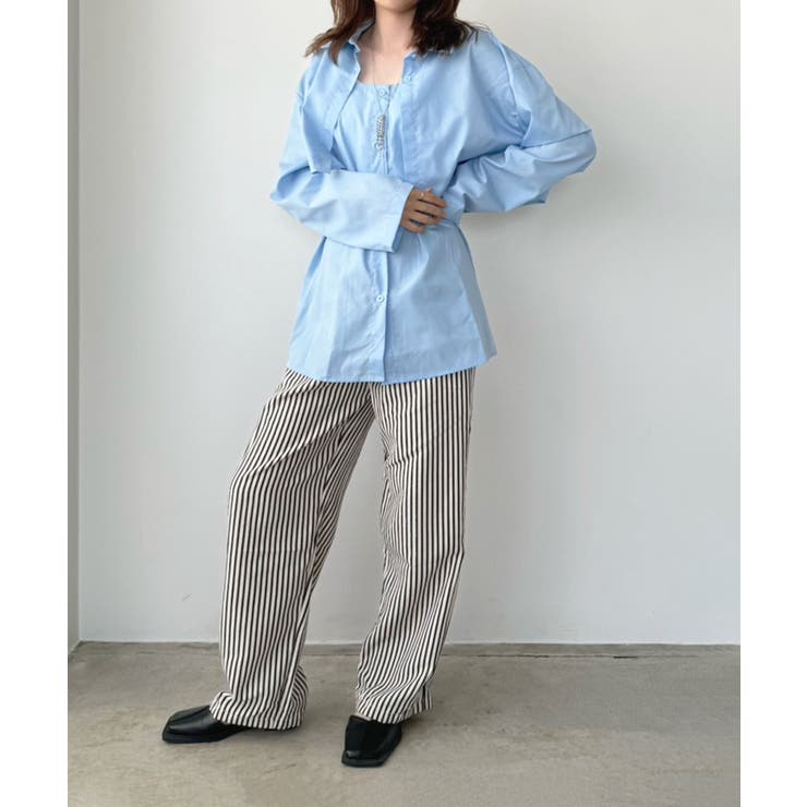 ショートシャツボレロ×キャミストレートチュニックセット | Jewelobe | 詳細画像17 