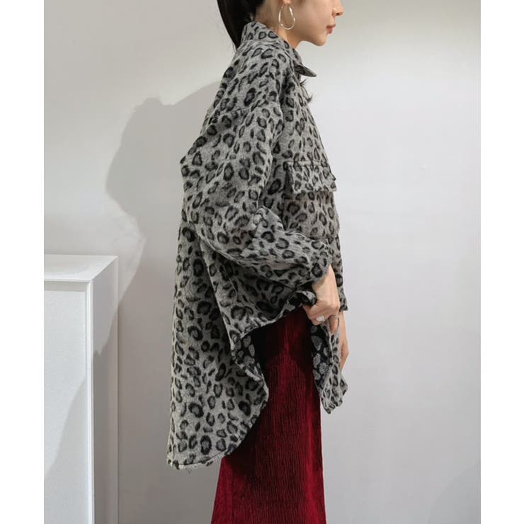 レオパードルーズアウターシャツ | Jewelobe | 詳細画像11 