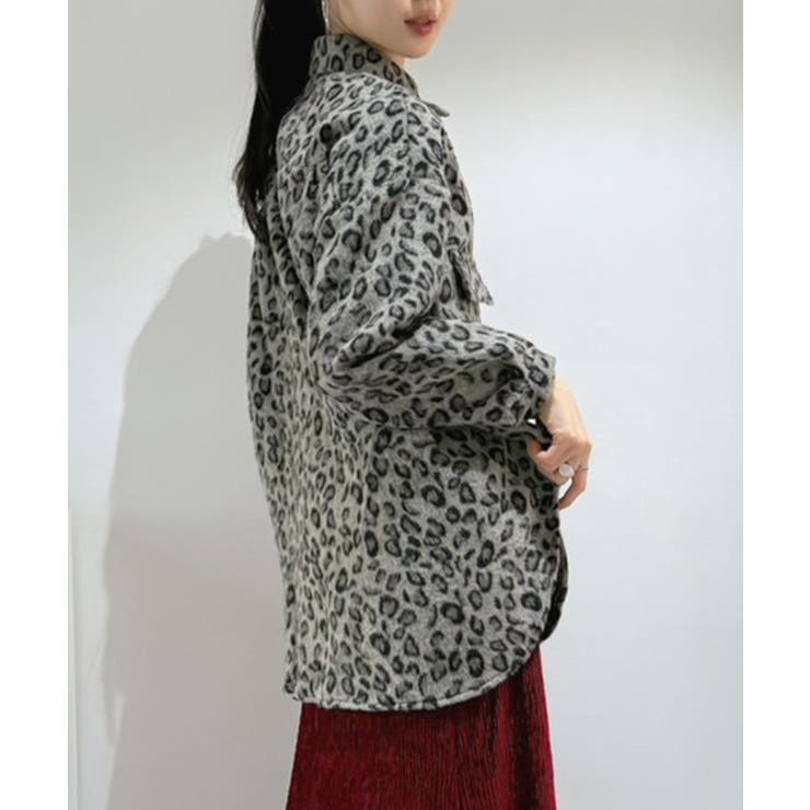 レオパードルーズアウターシャツ | Jewelobe | 詳細画像12 